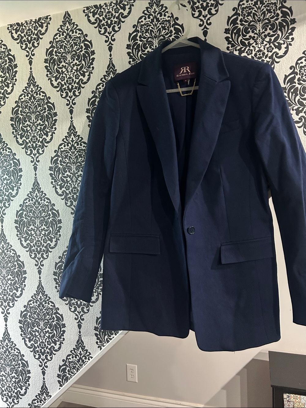 RACHEL Rachel Roy Navy structured blazer